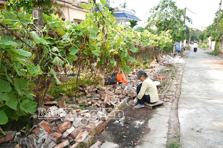 Xã Phạm Ngũ Lão giải phóng mặt bằng thực hiện dự án giao thông