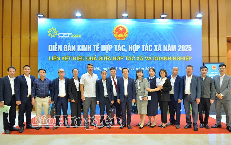 Hưng Yên tham dự Diễn đàn kinh tế hợp tác, hợp tác xã năm 2025