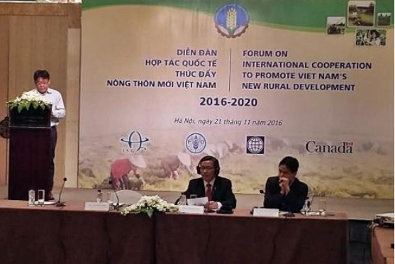 Diễn đàn hợp tác quốc tế thúc đẩy nông thôn mới 2016-2020